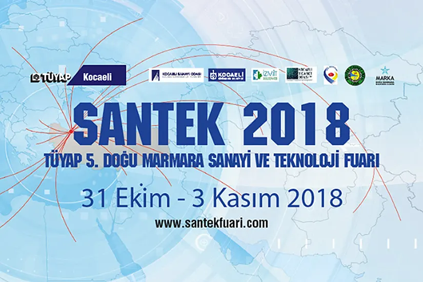 2018 SANTEK Kocaeli fuarını tertip ettik