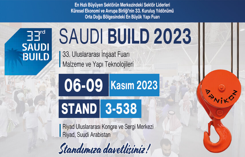 İnşaat Sektörünün Kalbindeyiz Saudi Build 2023
