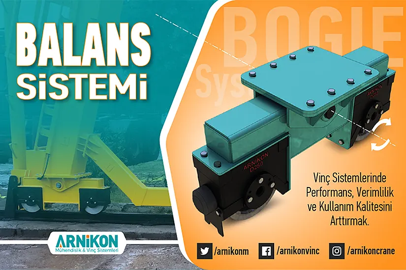 Vinç Yürütme Sisteminde Bogie (Balans) Sistemi