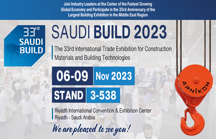 Arnikon Mühendislik Saudi Build 2023 Fuarında